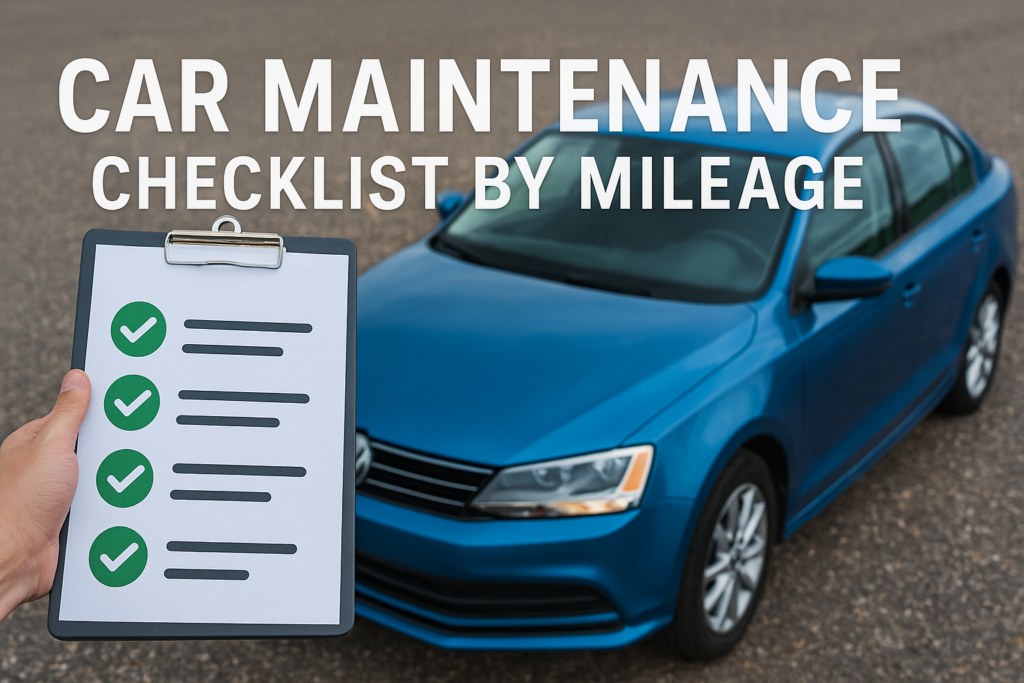 Car Maintenance Checklist by Mileage: Your Roadmap to a Reliable Ride(2025)