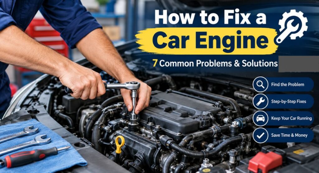 How to Fix a Car Engine: 7 Common Problems & Solutions in 2026