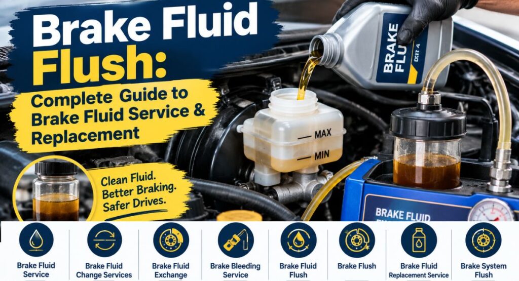 Brake Fluid Flush: Complete Guide to Brake Fluid Service & Replacement