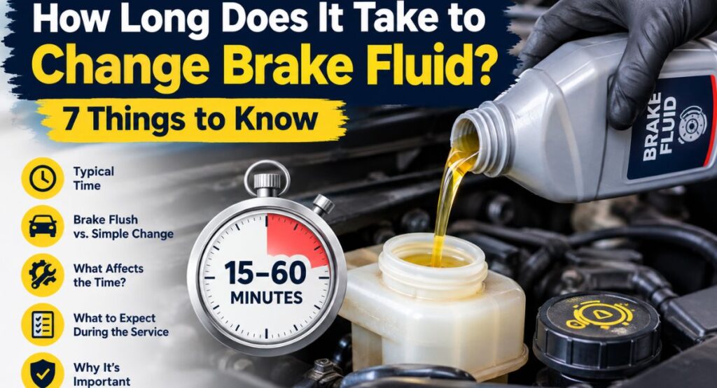 How Long Does It Take to Change Brake Fluid? 7 Important Things to Know